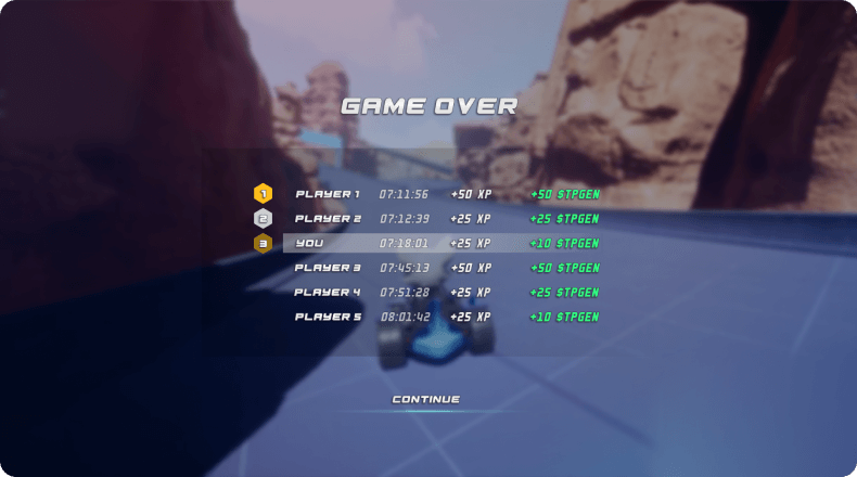 Game Over in Racer Club NFT Gaming Ecosystem