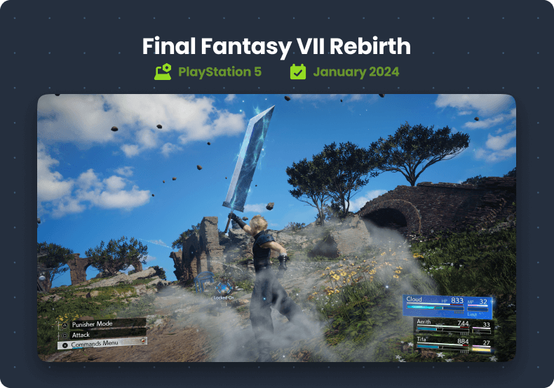 Top Unreal Engine Game in 2024: Final Fantasy VII Rebirth