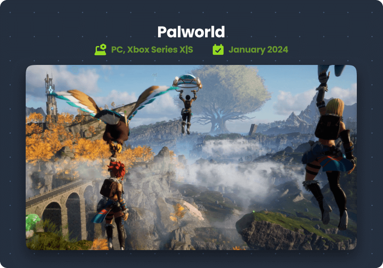 Top Unreal Engine Game in 2024: Palworld