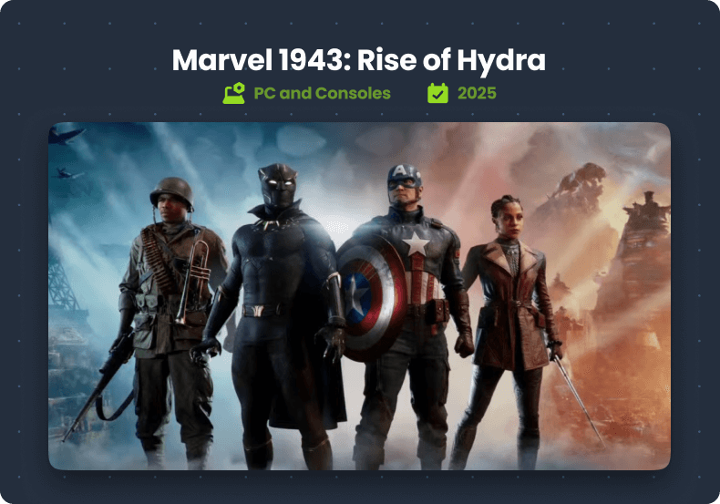 Upcoming Unreal Engine Game 2025: Marvel 1943: Rise of Hydra