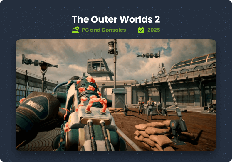 Upcoming Unreal Engine Game 2025: The Outer Worlds 2