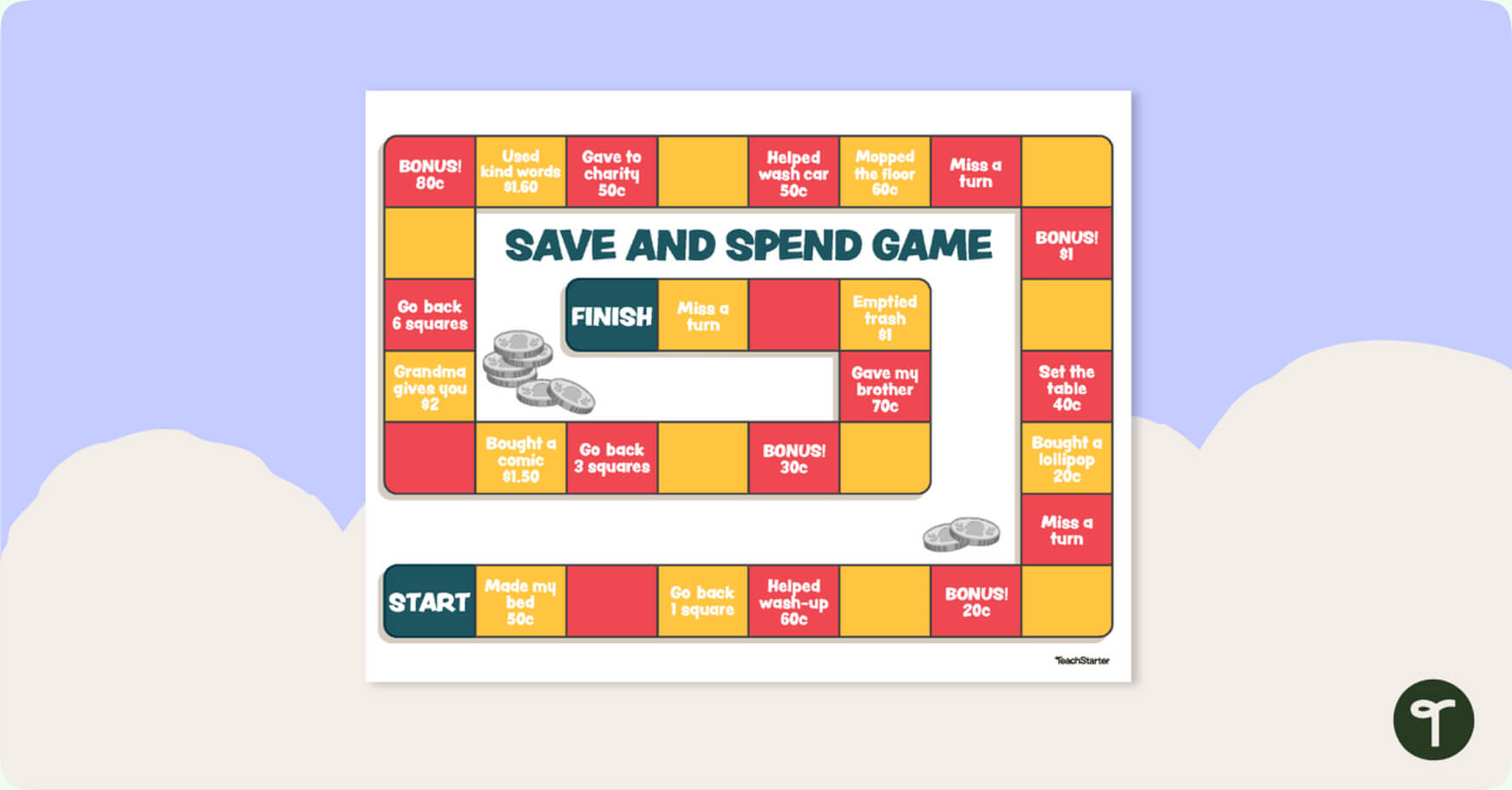 Example of Financial Literacy Board Game