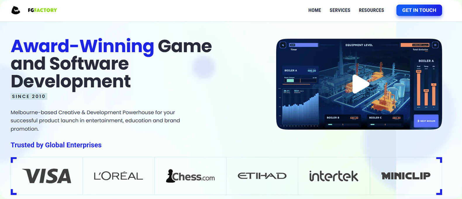 Fgfactory Australia Full-cycle Game Development Outsourcing Studio