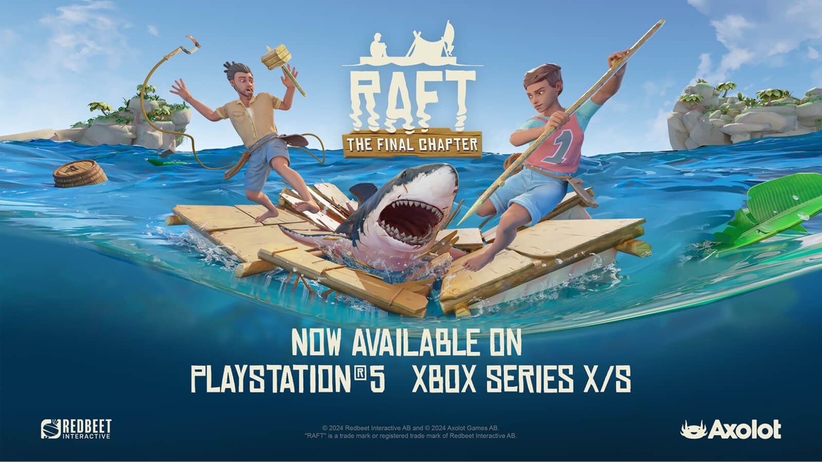 Raft: famous game made with Unity