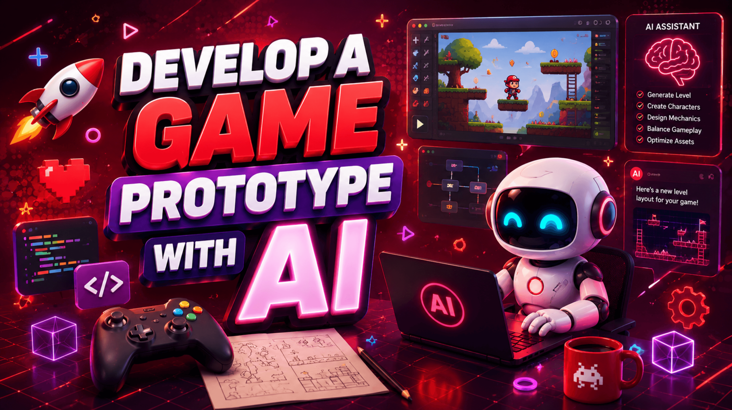 How to Develop a Game Prototype with AI on a Minimal Budget