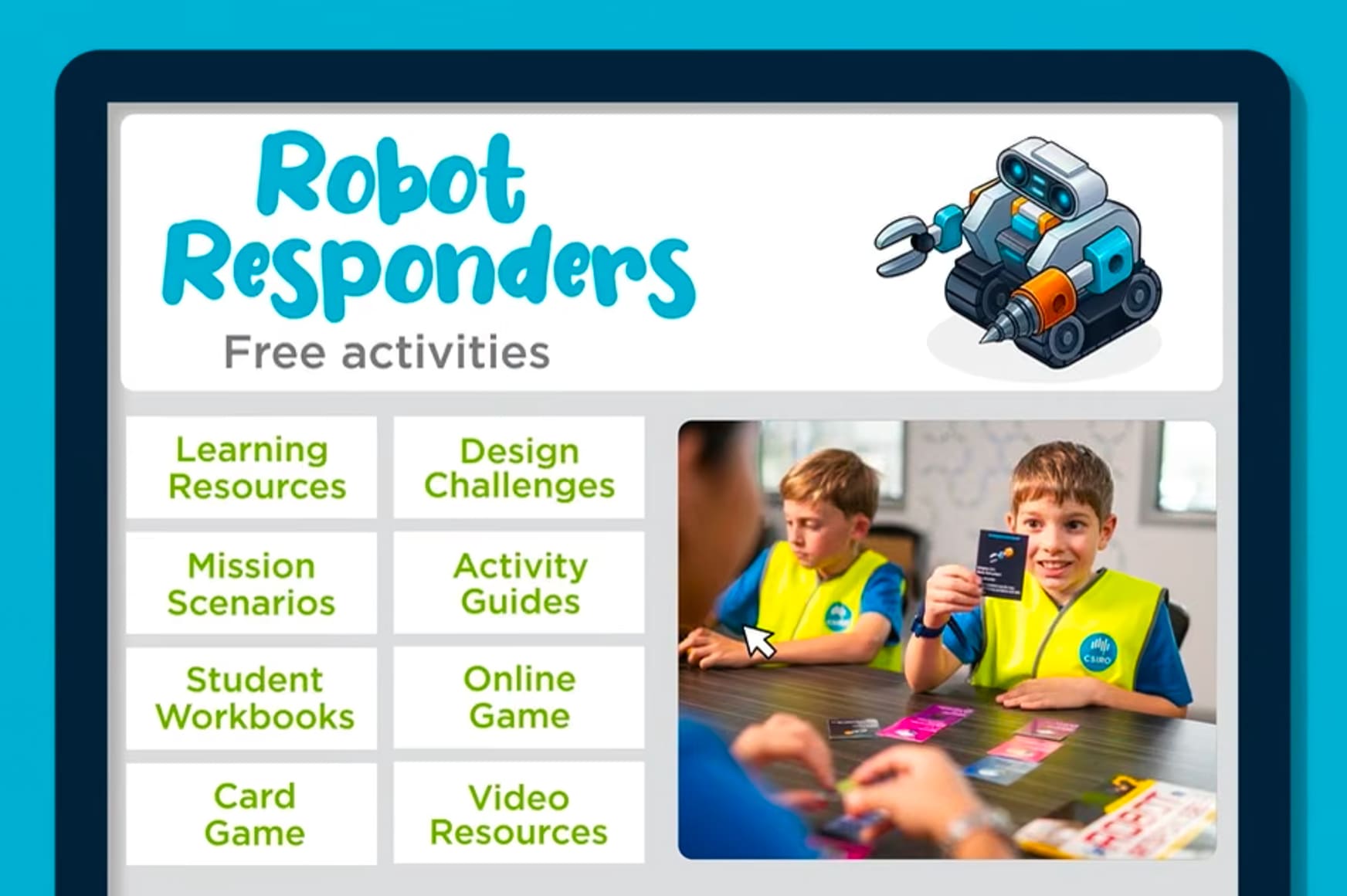 Robot Responders Educational Program by CSIRO