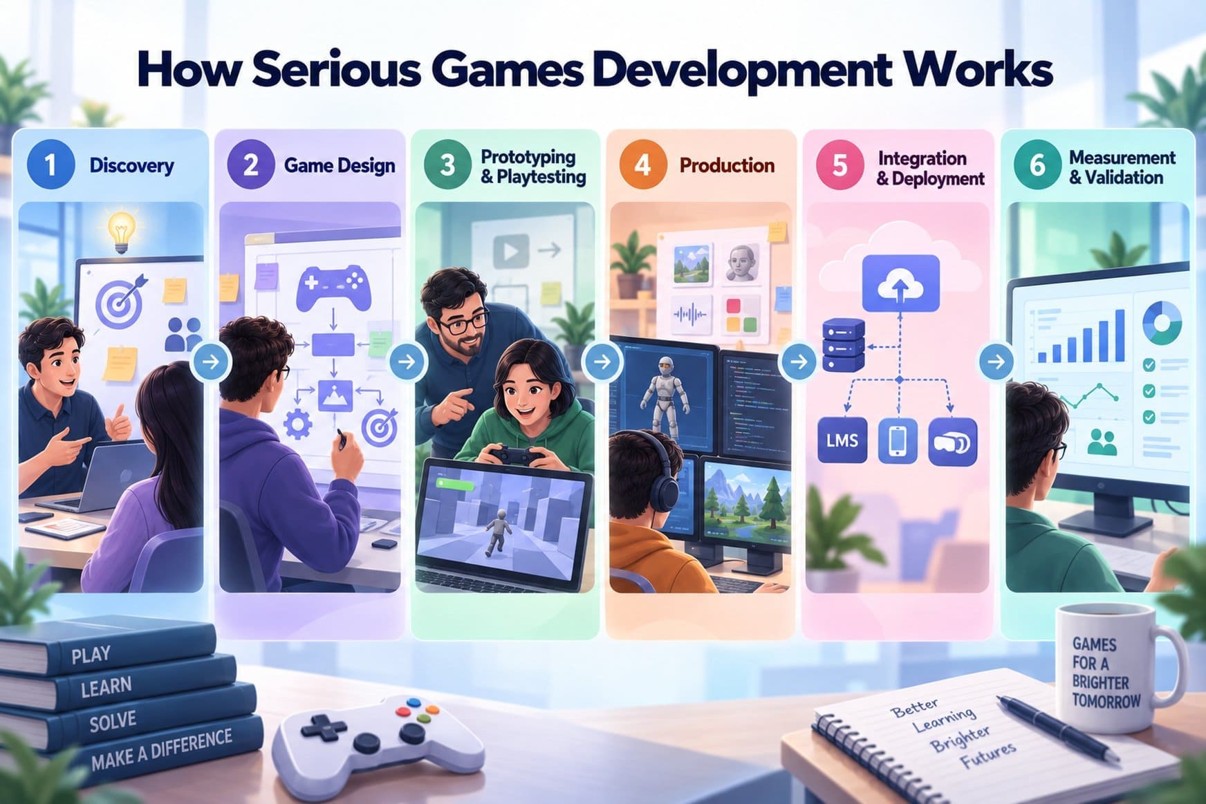 How Serious Games Development Works