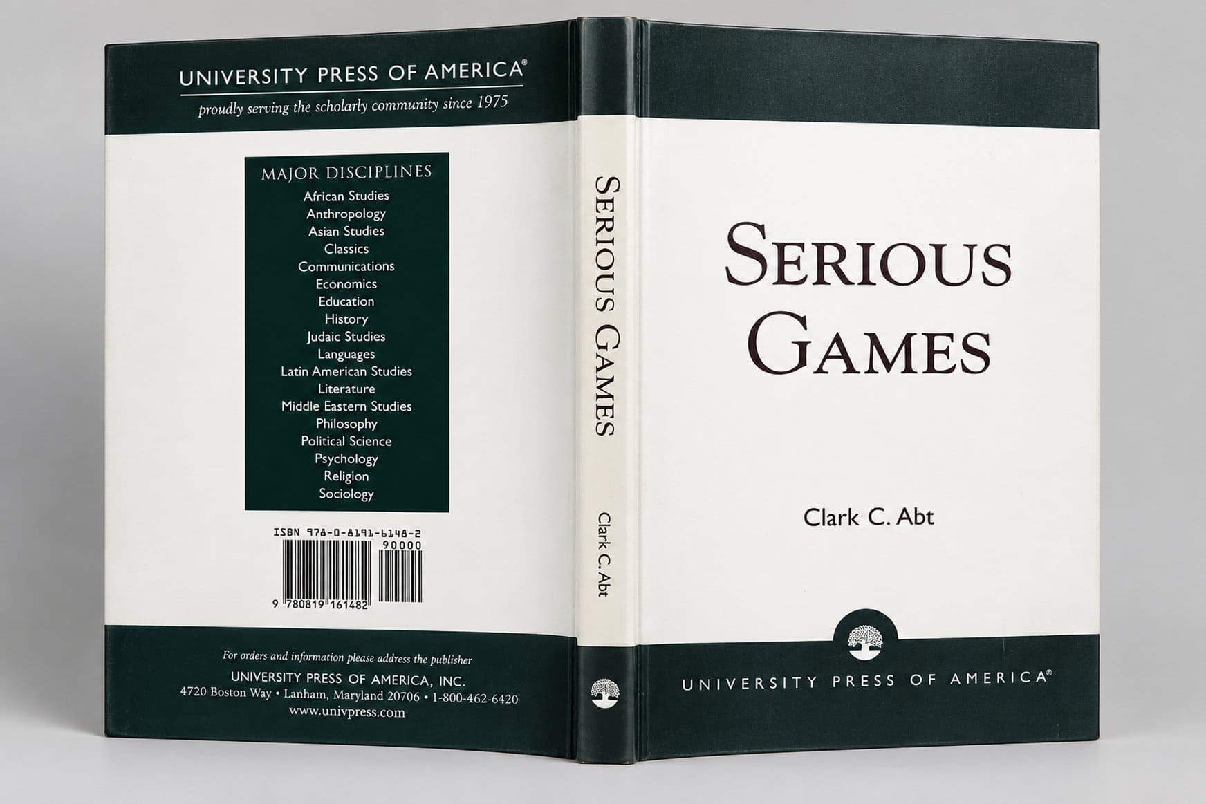 Serious Games Book by Clark C. Abt