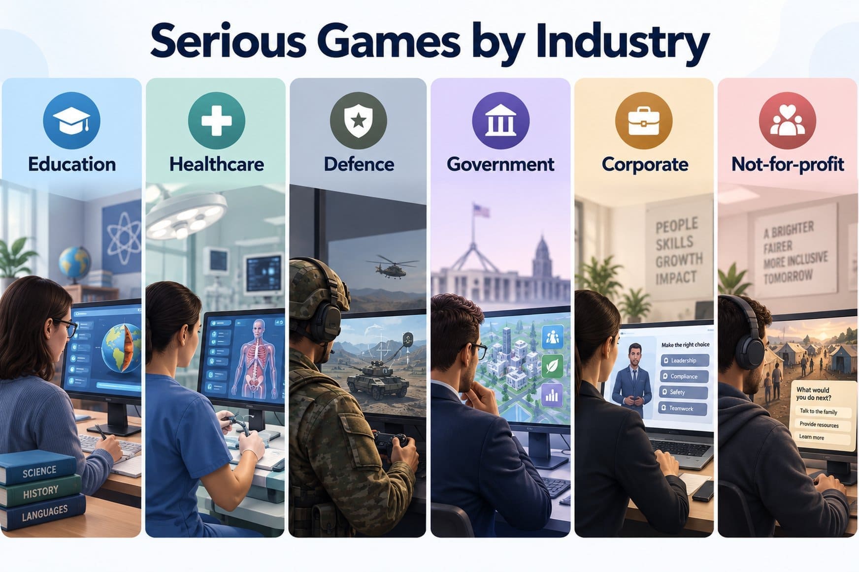Serious Games usage by Industry